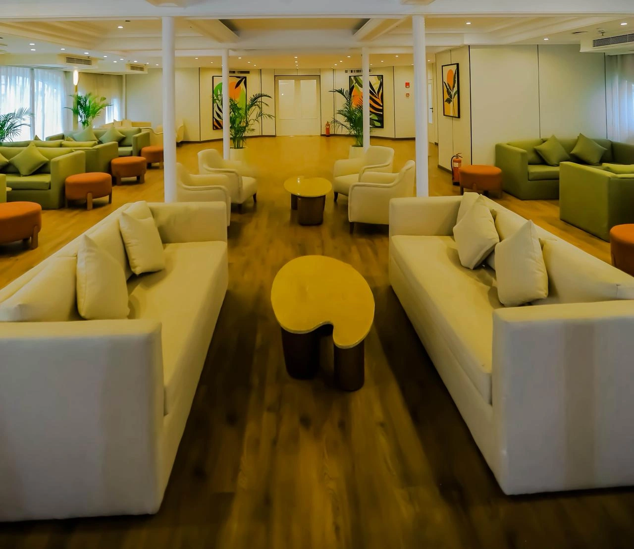 Lounge aboard the MS Nile Palace Cruise Nile cruise